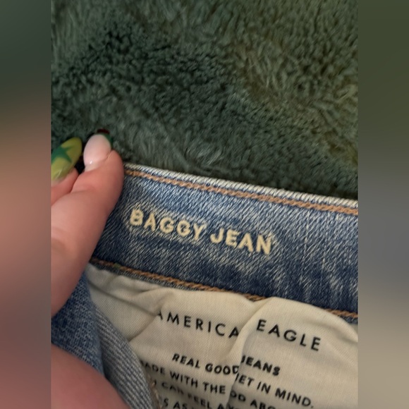 American Eagle blue baggy jeans - Picture 3 of 4